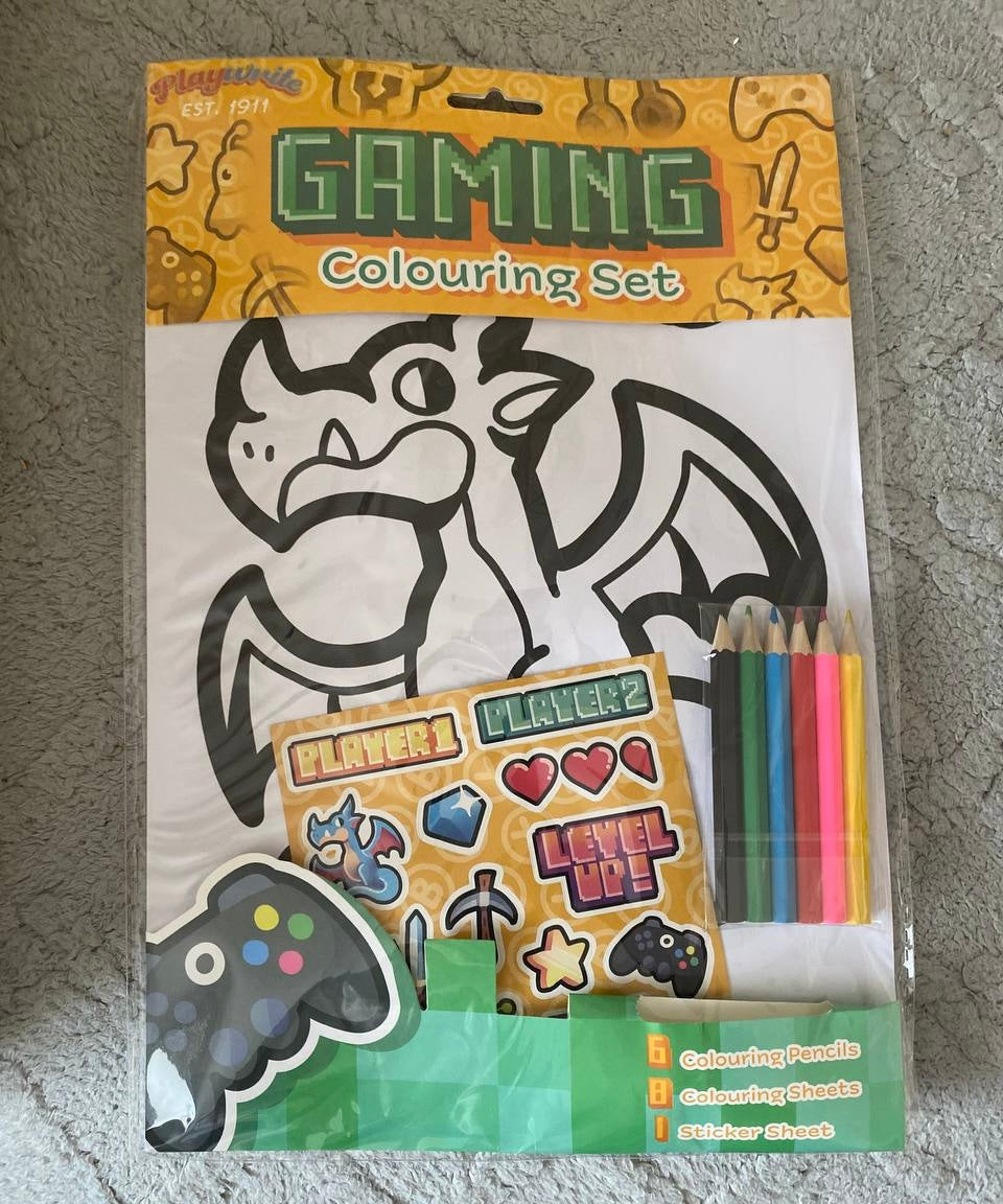 Gaming Colouring Set